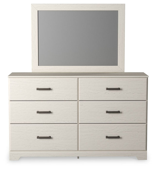 Stelsie - Dresser, Mirror - White – Dresser & Mirror by Signature Design by Ashley® at Furniture Wholesale Plus , Nashville furniture store