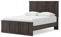Shaehartin - Queen Panel Platform Bed - Dark Brown – Platform Beds by Signature Design by Ashley® at Furniture Wholesale Plus , Nashville furniture store