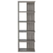 Harrison - 5-Shelf Bookshelf - Weathered Gray - Premium Standard Bookcases from CoasterEveryday - Just $159! Shop now at Furniture Wholesale Plus  We are the best furniture store in Nashville, Hendersonville, Goodlettsville, Madison, Antioch, Mount Juliet, Lebanon, Gallatin, Springfield, Murfreesboro, Franklin, Brentwood