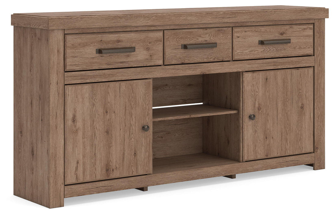 Garistyn - LG TV Stand With Fireplace Option – TV Stands by Signature Design by Ashley® at Furniture Wholesale Plus , Nashville furniture store