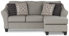 Kestrel - Queen Sofa Chaise Sleeper - Driftwood – Sleeper Sofas by Ashley® at Furniture Wholesale Plus , Nashville furniture store