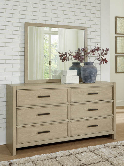 Calmoro - Dresser And Mirror - Gray – Dresser & Mirror by Signature Design by Ashley® at Furniture Wholesale Plus , Nashville furniture store