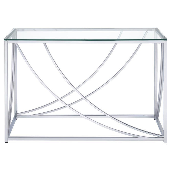 Lille - Glass Top Entryway Sofa Console Table Accents – End Tables by CoasterEssence at Furniture Wholesale Plus , Nashville furniture store