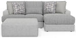 Titan - Sectional With Comfort Coil Seating, Cocktail Ottoman And Accent Pillows Included – 2 Piece Living Room Sets by Jackson at Furniture Wholesale Plus , Nashville furniture store