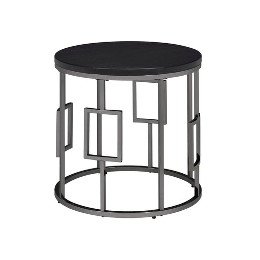 Ester - Round End Table - Chrome – End Tables by Elements International at Furniture Wholesale Plus , Nashville furniture store