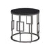Ester - Round End Table - Chrome – End Tables by Elements International at Furniture Wholesale Plus , Nashville furniture store