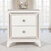 Cassie - Nightstand - Off-White – Accent Nightstands by Steve Silver Furniture at Furniture Wholesale Plus , Nashville furniture store