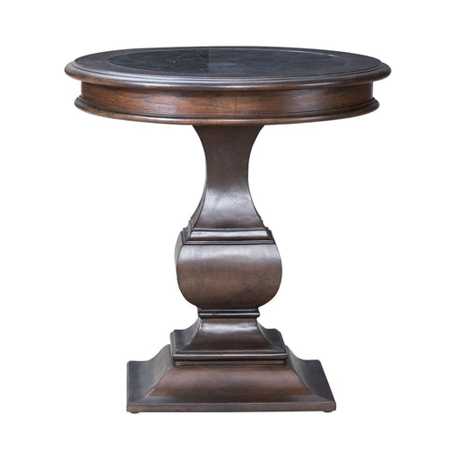 Providence Park - Round End Table - Chateau Brown – End Tables by Liberty Furniture at Furniture Wholesale Plus , Nashville furniture store