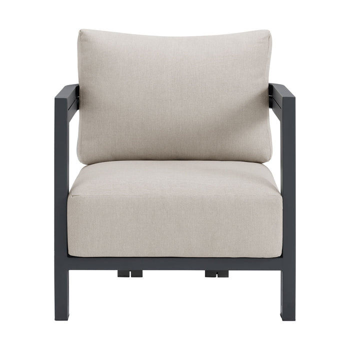 Playa - Chair (Set of 2) - Dark Gray / Beige – Chair Sets by Elements International at Furniture Wholesale Plus , Nashville furniture store