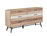 Marlow 6-drawer Dresser Rough Sawn Multi - Premium Dresser from Coaster Z2 Standard - Just $812! Shop now at Furniture Wholesale Plus  We are the best furniture store in Nashville, Hendersonville, Goodlettsville, Madison, Antioch, Mount Juliet, Lebanon, Gallatin, Springfield, Murfreesboro, Franklin, Brentwood