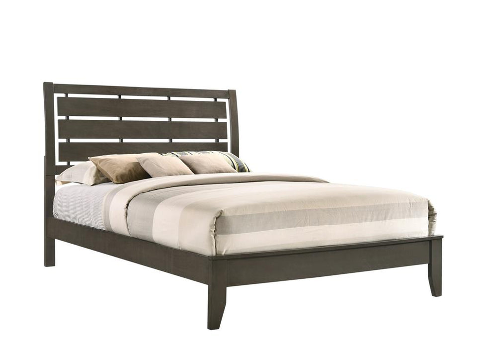 Serenity Eastern King Panel Bed Mod Grey - Premium Bed from Coaster Z2 Standard - Just $410! Shop now at Furniture Wholesale Plus  We are the best furniture store in Nashville, Hendersonville, Goodlettsville, Madison, Antioch, Mount Juliet, Lebanon, Gallatin, Springfield, Murfreesboro, Franklin, Brentwood