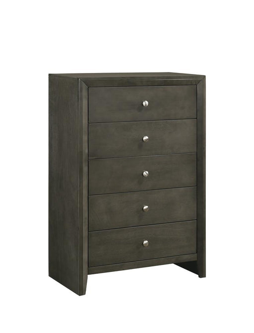 Serenity 5-drawer Chest Mod Grey - Premium Chest from Coaster Z2 Standard - Just $332! Shop now at Furniture Wholesale Plus  We are the best furniture store in Nashville, Hendersonville, Goodlettsville, Madison, Antioch, Mount Juliet, Lebanon, Gallatin, Springfield, Murfreesboro, Franklin, Brentwood