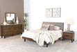 Mays Upholstered Bedroom Set Walnut Brown and Grey - Premium Bedroom Set from Coaster Z2 Standard - Just $950! Shop now at Furniture Wholesale Plus  We are the best furniture store in Nashville, Hendersonville, Goodlettsville, Madison, Antioch, Mount Juliet, Lebanon, Gallatin, Springfield, Murfreesboro, Franklin, Brentwood