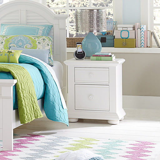 Summer House - 2 Drawer Nightstand - Oyster White – Nightstands by Liberty Furniture at Furniture Wholesale Plus , Nashville furniture store