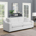 Ashlyn - Upholstered Sloped Arm Sofa - White – Stationary Sofas by CoasterElevations at Furniture Wholesale Plus , Nashville furniture store