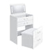Irvine - Mini Vanity With Stool, LED And USB – Vanity Sets by Elements International at Furniture Wholesale Plus , Nashville furniture store