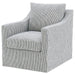 Winter - Upholstered Sloped Arm Accent Swivel Chair - Premium Swivel Chairs from Coaster Fine Furniture - Just $549! Shop now at Furniture Wholesale Plus  We are the best furniture store in Nashville, Hendersonville, Goodlettsville, Madison, Antioch, Mount Juliet, Lebanon, Gallatin, Springfield, Murfreesboro, Franklin, Brentwood