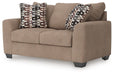 Triston-Peaks - Loveseat - Suede – Stationary Loveseats by Benchcraft® at Furniture Wholesale Plus , Nashville furniture store