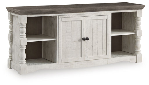Havalance - Extra Large TV Stand - 2 Doors - Brown / Beige – TV Stands by Signature Design by Ashley® at Furniture Wholesale Plus , Nashville furniture store