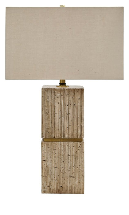 Laddner - Poly Table Lamp - Beige – Table Lamps by Signature Design by Ashley® at Furniture Wholesale Plus , Nashville furniture store