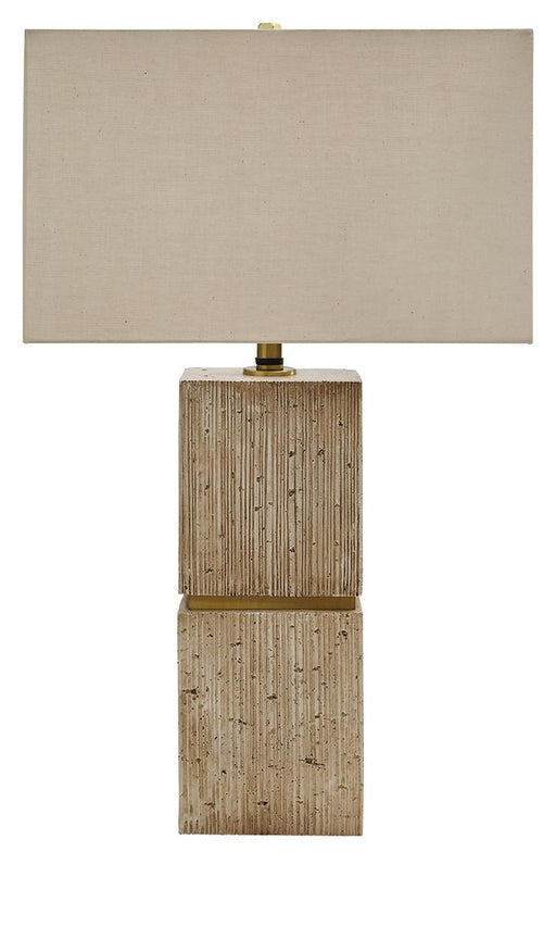Laddner - Poly Table Lamp - Beige – Table Lamps by Signature Design by Ashley® at Furniture Wholesale Plus , Nashville furniture store