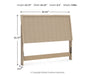 Cielden - Two-Tone - Panel Headboard – Panel Headboards by Signature Design by Ashley® at Furniture Wholesale Plus , Nashville furniture store