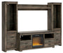 Trinell - 4-Piece Entertainment Center With TV Stand And Fireplace Insert – Entertainment Centers by Signature Design by Ashley® at Furniture Wholesale Plus , Nashville furniture store