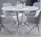 Abby - Round Lazy Susan Dining Table - White High Gloss - Premium Dining Tables from CoasterElevations - Just $719! Shop now at Furniture Wholesale Plus  We are the best furniture store in Nashville, Hendersonville, Goodlettsville, Madison, Antioch, Mount Juliet, Lebanon, Gallatin, Springfield, Murfreesboro, Franklin, Brentwood