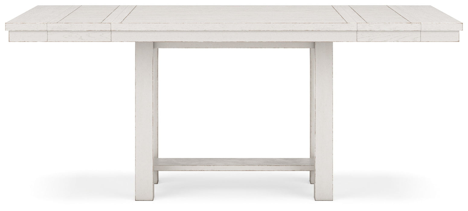 Robbinsdale - Rectangular Counter Height Dining Extension Table Set - Premium 7 Piece Dining Room Sets from Signature Design by Ashley® - Just $1478! Shop now at Furniture Wholesale Plus  We are the best furniture store in Nashville, Hendersonville, Goodlettsville, Madison, Antioch, Mount Juliet, Lebanon, Gallatin, Springfield, Murfreesboro, Franklin, Brentwood