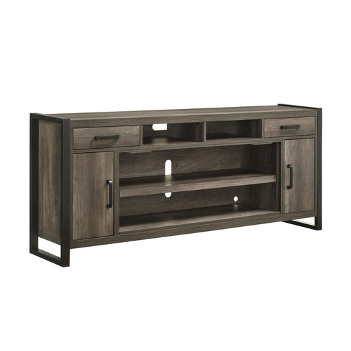 Fireplace TV Consoles - 78" Fireplace TV Console FTS - Brown – Fireplace TV Stands by Liberty Furniture at Furniture Wholesale Plus , Nashville furniture store