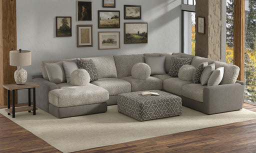 Canyon - 4 Piece Sectional With Cuddler Seat Cushions, Included Accent Pillows And Cocktail Ottoman (Left Side Facing Chaise) - Umber – 2 Piece Living Room Sets by Jackson at Furniture Wholesale Plus , Nashville furniture store