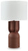 Rowandale - Metal Table Lamp - Brick Red – Table Lamps by Signature Design by Ashley® at Furniture Wholesale Plus , Nashville furniture store