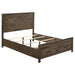 Woodmont Eastern King Storage Bed Rustic Golden Brown - Premium Bed from Coaster Z2 Standard - Just $710! Shop now at Furniture Wholesale Plus  We are the best furniture store in Nashville, Hendersonville, Goodlettsville, Madison, Antioch, Mount Juliet, Lebanon, Gallatin, Springfield, Murfreesboro, Franklin, Brentwood