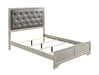 Salford Queen Panel Bed Metallic Sterling and Charcoal Grey - Premium Bed from Coaster Z2 Standard - Just $418! Shop now at Furniture Wholesale Plus  We are the best furniture store in Nashville, Hendersonville, Goodlettsville, Madison, Antioch, Mount Juliet, Lebanon, Gallatin, Springfield, Murfreesboro, Franklin, Brentwood