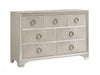 Salford 7-drawer Dresser Metallic Sterling - Premium Dresser from Coaster Z2 Standard - Just $560! Shop now at Furniture Wholesale Plus  We are the best furniture store in Nashville, Hendersonville, Goodlettsville, Madison, Antioch, Mount Juliet, Lebanon, Gallatin, Springfield, Murfreesboro, Franklin, Brentwood