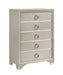 Salford 5-drawer Chest Metallic Sterling - Premium Chest from Coaster Z2 Standard - Just $420! Shop now at Furniture Wholesale Plus  We are the best furniture store in Nashville, Hendersonville, Goodlettsville, Madison, Antioch, Mount Juliet, Lebanon, Gallatin, Springfield, Murfreesboro, Franklin, Brentwood