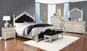 Heidi 4-piece Eastern King Tufted Upholstered Bedroom Set Metallic Platinum - Premium Bedroom Set from Coaster Z2 Standard - Just $2958! Shop now at Furniture Wholesale Plus  We are the best furniture store in Nashville, Hendersonville, Goodlettsville, Madison, Antioch, Mount Juliet, Lebanon, Gallatin, Springfield, Murfreesboro, Franklin, Brentwood