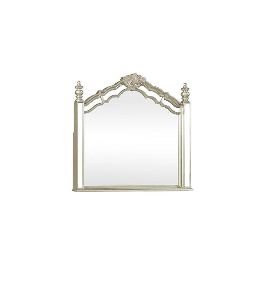 Heidi Arched Dresser Mirror Metallic Platinum - Premium Mirror from Coaster Z2 Standard - Just $240! Shop now at Furniture Wholesale Plus  We are the best furniture store in Nashville, Hendersonville, Goodlettsville, Madison, Antioch, Mount Juliet, Lebanon, Gallatin, Springfield, Murfreesboro, Franklin, Brentwood