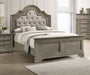 Manchester Bed with Upholstered Arched Headboard Beige and Wheat - Premium Bed from Coaster Z2 Standard - Just $630! Shop now at Furniture Wholesale Plus  We are the best furniture store in Nashville, Hendersonville, Goodlettsville, Madison, Antioch, Mount Juliet, Lebanon, Gallatin, Springfield, Murfreesboro, Franklin, Brentwood