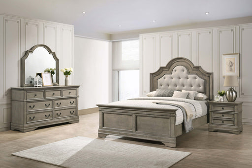 Manchester Bedroom Set with Upholstered Arched Headboard Wheat - Premium Bedroom Set from Coaster Z2 Standard - Just $1598! Shop now at Furniture Wholesale Plus  We are the best furniture store in Nashville, Hendersonville, Goodlettsville, Madison, Antioch, Mount Juliet, Lebanon, Gallatin, Springfield, Murfreesboro, Franklin, Brentwood