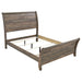 Frederick Eastern King Sleigh Panel Bed Weathered Oak - Premium Bed from Coaster Z2 Standard - Just $578! Shop now at Furniture Wholesale Plus  We are the best furniture store in Nashville, Hendersonville, Goodlettsville, Madison, Antioch, Mount Juliet, Lebanon, Gallatin, Springfield, Murfreesboro, Franklin, Brentwood