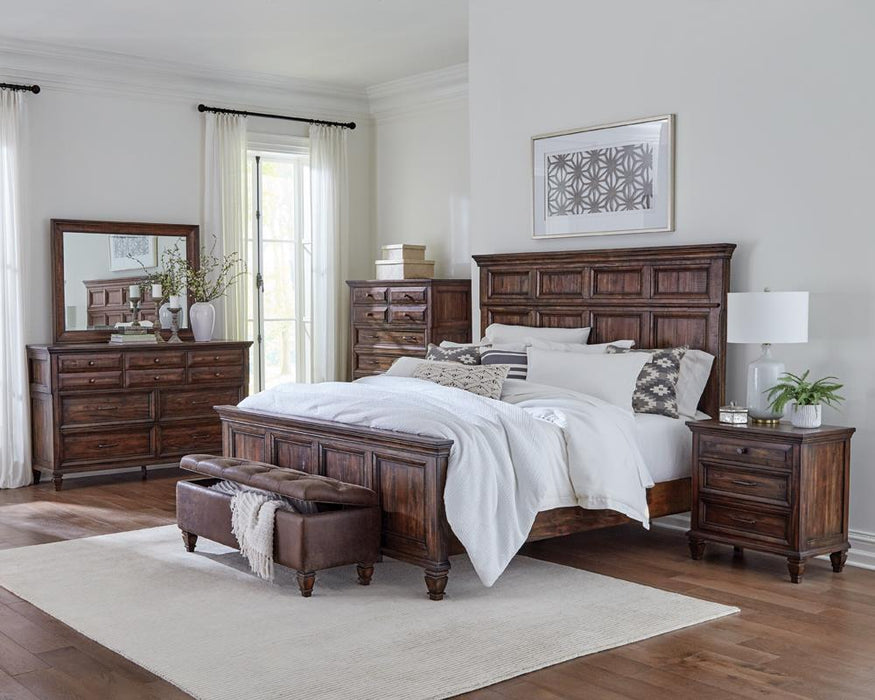 Avenue 4-piece Eastern King Bedroom Set Weathered Burnished Brown - Premium Bedroom Set from Coaster Z2 Standard - Just $2758! Shop now at Furniture Wholesale Plus  We are the best furniture store in Nashville, Hendersonville, Goodlettsville, Madison, Antioch, Mount Juliet, Lebanon, Gallatin, Springfield, Murfreesboro, Franklin, Brentwood