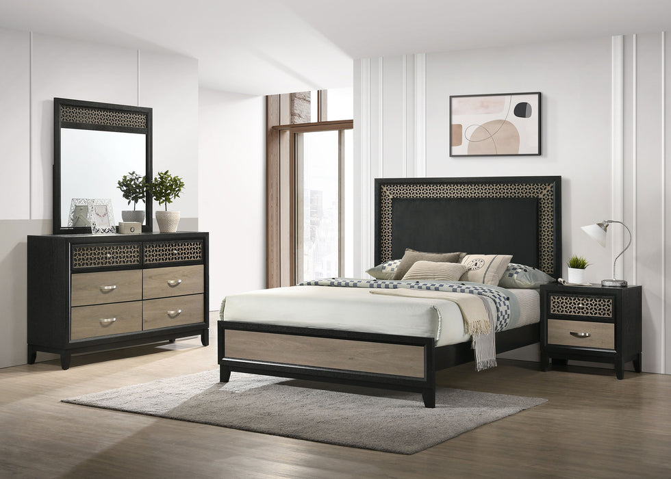 Valencia Bedroom Set Light Brown and Black - Premium Bedroom Set from Coaster Z2 Standard - Just $1130! Shop now at Furniture Wholesale Plus  We are the best furniture store in Nashville, Hendersonville, Goodlettsville, Madison, Antioch, Mount Juliet, Lebanon, Gallatin, Springfield, Murfreesboro, Franklin, Brentwood