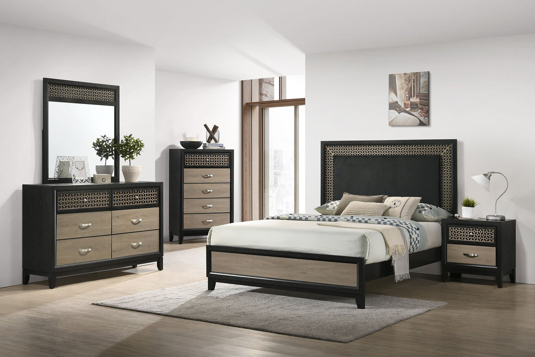 Valencia Bedroom Set Light Brown and Black - Premium Bedroom Set from Coaster Z2 Standard - Just $1130! Shop now at Furniture Wholesale Plus  We are the best furniture store in Nashville, Hendersonville, Goodlettsville, Madison, Antioch, Mount Juliet, Lebanon, Gallatin, Springfield, Murfreesboro, Franklin, Brentwood