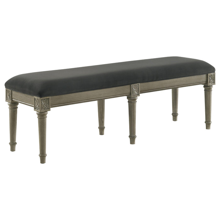 Alderwood Upholstered Bench French Grey - Premium Bench from Coaster Z2 Standard - Just $306! Shop now at Furniture Wholesale Plus  We are the best furniture store in Nashville, Hendersonville, Goodlettsville, Madison, Antioch, Mount Juliet, Lebanon, Gallatin, Springfield, Murfreesboro, Franklin, Brentwood