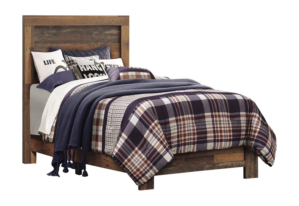 Sidney Twin Panel Bed Rustic Pine - Premium Bed from Coaster Z2 Standard - Just $166! Shop now at Furniture Wholesale Plus  We are the best furniture store in Nashville, Hendersonville, Goodlettsville, Madison, Antioch, Mount Juliet, Lebanon, Gallatin, Springfield, Murfreesboro, Franklin, Brentwood