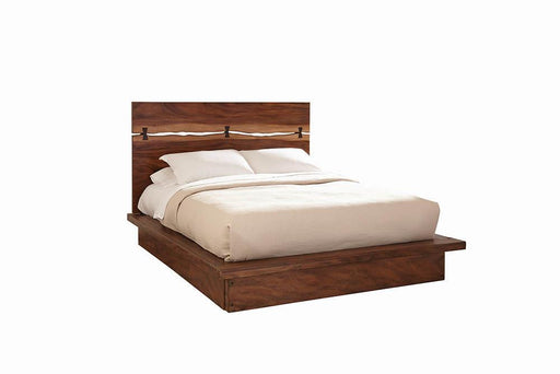 Winslow Eastern King Bed Smokey Walnut and Coffee Bean - Premium Bed from Coaster Z2 Standard - Just $1238! Shop now at Furniture Wholesale Plus  We are the best furniture store in Nashville, Hendersonville, Goodlettsville, Madison, Antioch, Mount Juliet, Lebanon, Gallatin, Springfield, Murfreesboro, Franklin, Brentwood