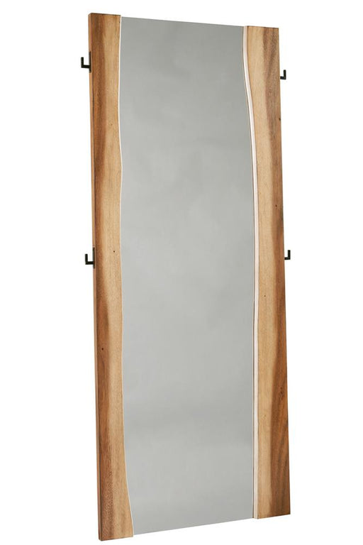 Winslow Standing Mirror Smokey Walnut and Coffee Bean - Premium Mirror from Coaster Z2 Standard - Just $370! Shop now at Furniture Wholesale Plus  We are the best furniture store in Nashville, Hendersonville, Goodlettsville, Madison, Antioch, Mount Juliet, Lebanon, Gallatin, Springfield, Murfreesboro, Franklin, Brentwood