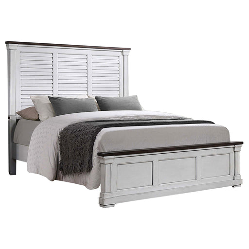 Hillcrest Queen Panel Bed White - Premium Bed from Coaster Z2 Standard - Just $578! Shop now at Furniture Wholesale Plus  We are the best furniture store in Nashville, Hendersonville, Goodlettsville, Madison, Antioch, Mount Juliet, Lebanon, Gallatin, Springfield, Murfreesboro, Franklin, Brentwood