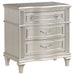 Evangeline 3-drawer Nightstand Silver Oak - Premium Nightstand from Coaster Z2 Standard - Just $384! Shop now at Furniture Wholesale Plus  We are the best furniture store in Nashville, Hendersonville, Goodlettsville, Madison, Antioch, Mount Juliet, Lebanon, Gallatin, Springfield, Murfreesboro, Franklin, Brentwood